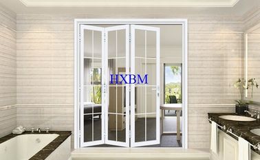 Double Tempered Glazing External Folding Doors With Sound Insulation And Heat Insulation