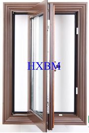 Energy Saving Aluminium Clad Wood Windows , Interior Aluminum Windows For Luxury Villas