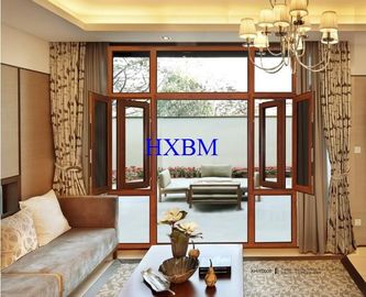 German quality Double Glazing Aluminum Clad Wood Windows For Commercial Office Building