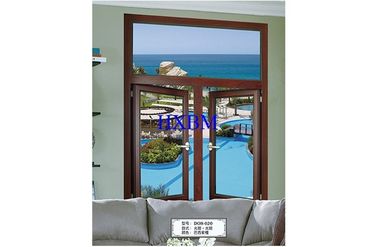 Strong enhance German Style double glass Solid Wood Windows And Doors for luxury homes