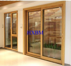 Triple Glazed Solid Wood Windows And Doors Highly Pressure Resistant for Russia market