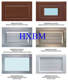 Residential Horizontal Aluminium Garage Doors With Automatic Safety Protection Device
