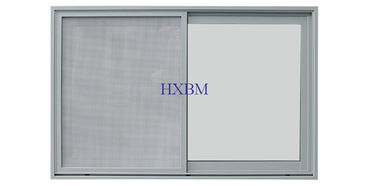 Good waterproof Aluminum Frame Sliding Windows with double glazing and safety screen