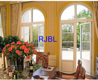 Double Glass aluminum Clad wood Replacement Windows Natural Laminated Conifer Lumbers