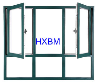 Thermal Break Aluminum Casement Windows EPDM Gasket With Low - E Glass Heatproof