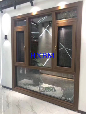 6063 -T5 12A Glass Powder Coated Aluminum Casement Windows