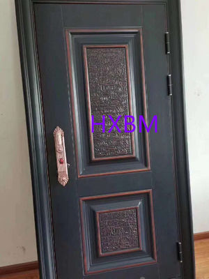 Customized Home Front Exterior Main Entry Steel Security Doors For House