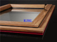 Wind Resistant Wood Aluminum Windows 70mm Depth Red Oak