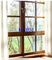 German Standard Pure Wood Hardwood Window Frames With Triple Glasses