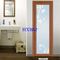 Luxury Villas Wood Aluminium French Doors , 120mm Depth External Aluminium Doors