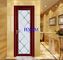 Hurricane resistant air tightness Aluminium Doors With Wooden Finish for houses
