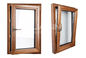 6063 -T5 Thermal Break Aluminum Profile Wood Clad Aluminum Windows