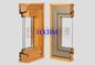 Strong Frame Wood Effect Aluminium Windows, Integrated Larch Wood Alu Wood Windows