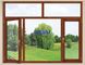 German Style Aluminum Clad Wood Windows With A Modern Look Reliability for Middle East market