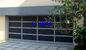 Motor Driving Safety Insulated aluminum Roller Garage Doors With Wooden Finish