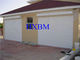 White color Exterior Folding Aluminium Garage Doors Sound Insulation And Heat Insulation