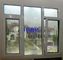 Toughened Glass Pvc Double Glazed Windows Reinforced With Lined Steel