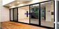 Double glazed black color Aluminium Sliding Doors sliding glass patio doors with grids