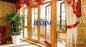 Oak Tilt Turn Wood Replacement Windows , Wooden Double Glazed Windows Customized  for Thailand market
