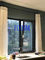 Impact glass Aluminium casement Windows Customized With black Color hurricane proof  for Oman market
