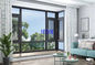 Residential Anodized color 5mm 12A double Glasses Aluminium Frame casement Windows