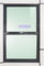 6063 -T5 70mm Depth Double Glazed Sliding Windows Anodized