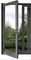 Airtightness 2.0mm Profile Aluminium Doors With Wooden Finish 2.28pvb